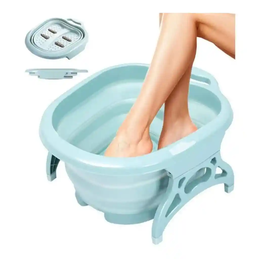 Tina Plegable Spa Masajeador De Pies
