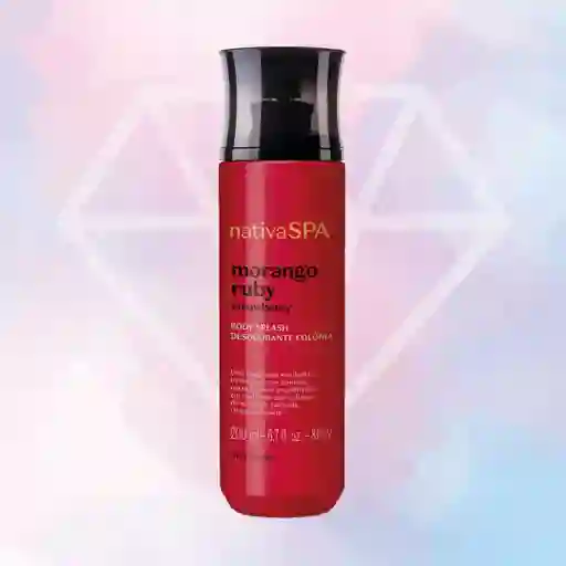 Body Splash Morango Rubi Nativa Spa