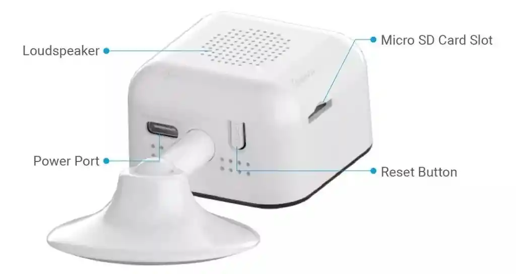 Camara De Seguridad Inalambrica Wifi Microfono Altavoz