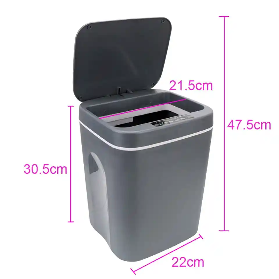 Papelera Inteligente Con Sensor Basurero Caneca