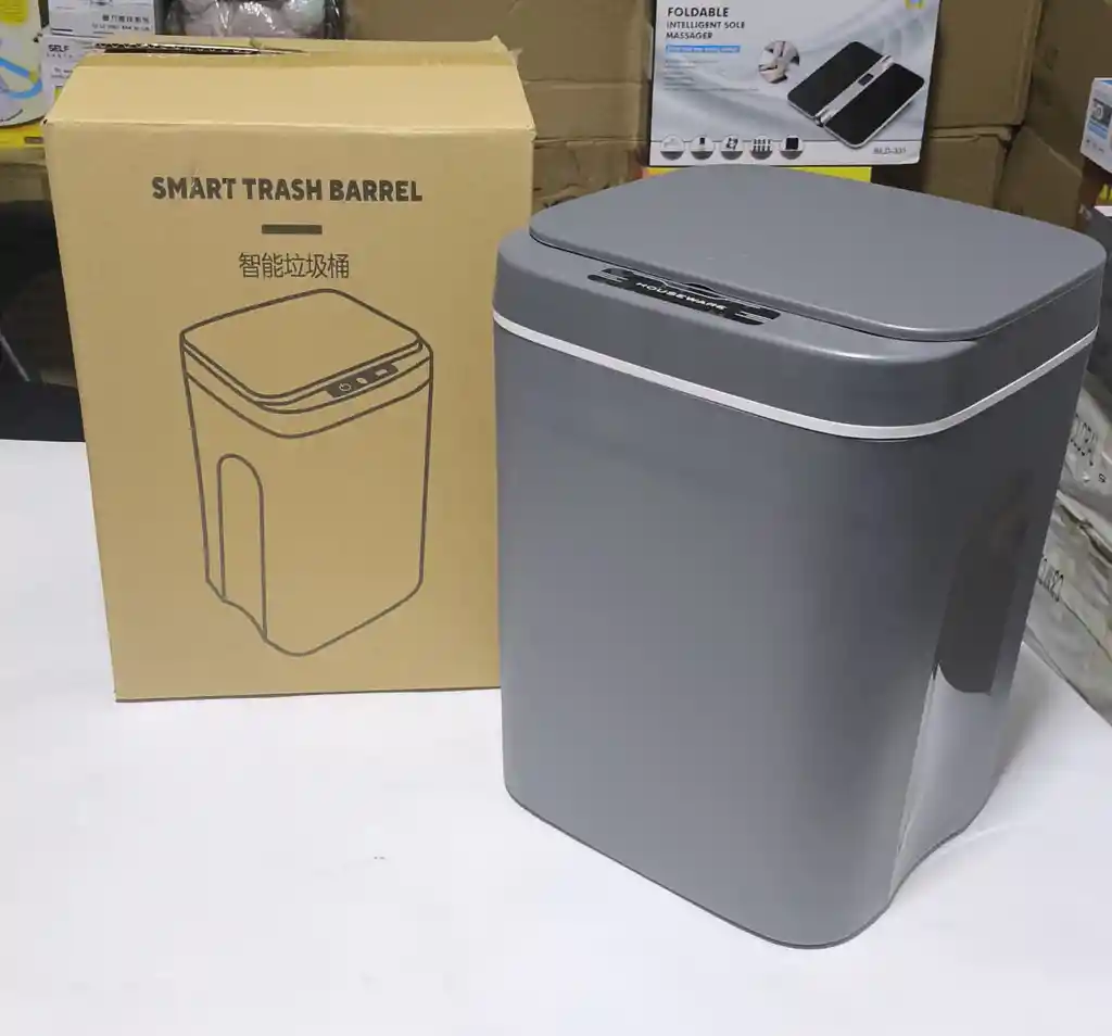 Papelera Inteligente Con Sensor Basurero Caneca