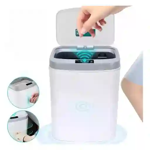 Papelera Inteligente Con Sensor Basurero Caneca