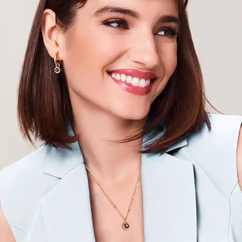 Set Collar + Aretes Amatista Febrero