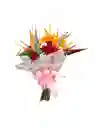 Bouquet Aves Del Paraiso Y Mini Rosa Colores