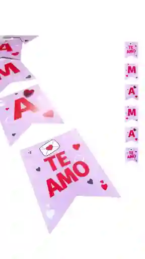 Banderin Te Amo Mama