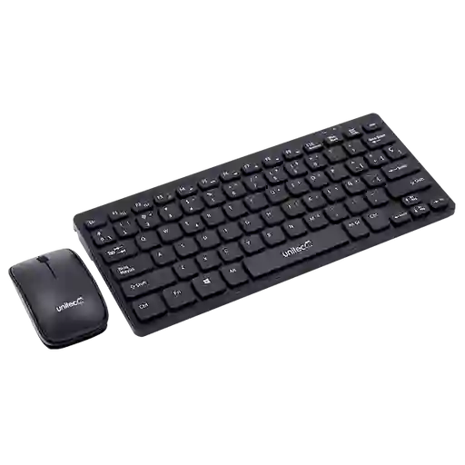 Kit Mini Combo Teclado Y Mouse Inalambricos Unitec Kt832 1200 Dpi