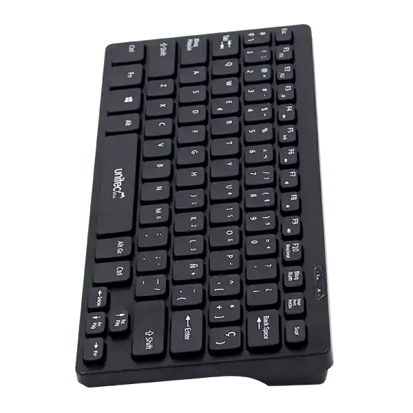 Kit Mini Combo Teclado Y Mouse Inalambricos Unitec Kt832 1200 Dpi