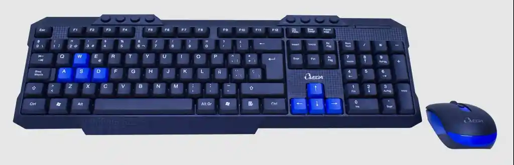 Combo Teclado Y Mouse Inalámbrico Km-2800 Usb Con Alcance De 10m, Teclas Silenciosas Y Accesos Multimedia - Ideal Para Trabajo Y Entretenimiento