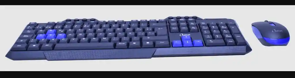 Combo Teclado Y Mouse Inalámbrico Km-2800 Usb Con Alcance De 10m, Teclas Silenciosas Y Accesos Multimedia - Ideal Para Trabajo Y Entretenimiento