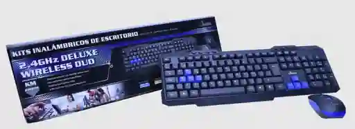 Combo Teclado Y Mouse Inalámbrico Km-2800 Usb Con Alcance De 10m, Teclas Silenciosas Y Accesos Multimedia - Ideal Para Trabajo Y Entretenimiento