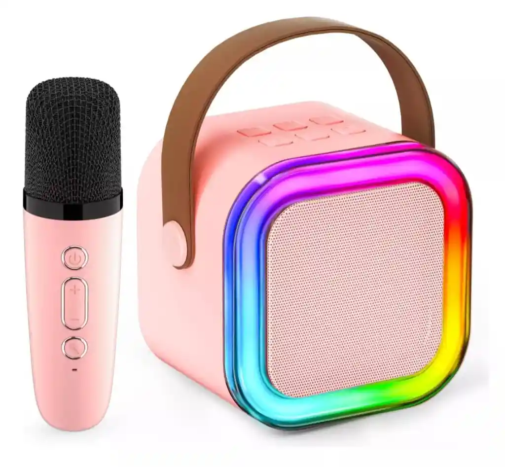 Parlante Altavoz Bluetooth Portátil Karaoke Micrófono