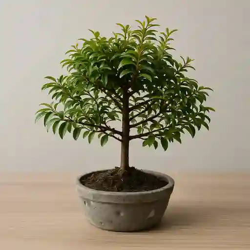 Bonsai Guayacan Con 2 Años De Edad