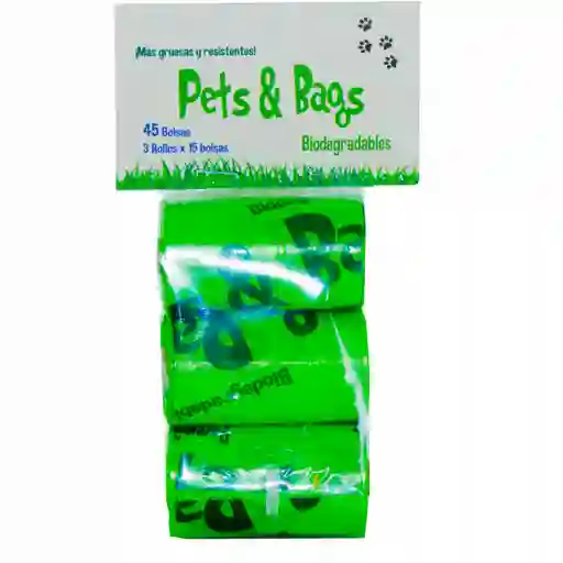 Bolsas Biodegradables Paquete X 3 Rollos