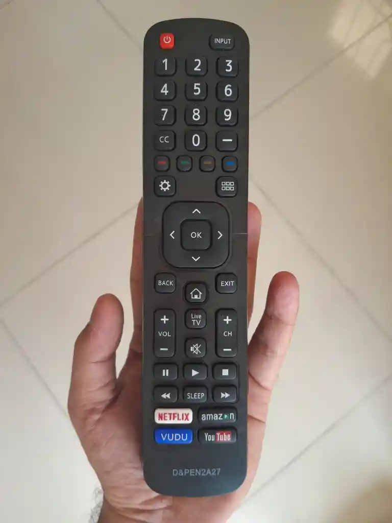 Control Remoto Compatible Con Tv Hisense Smart Tv, En2a27- Repuesto