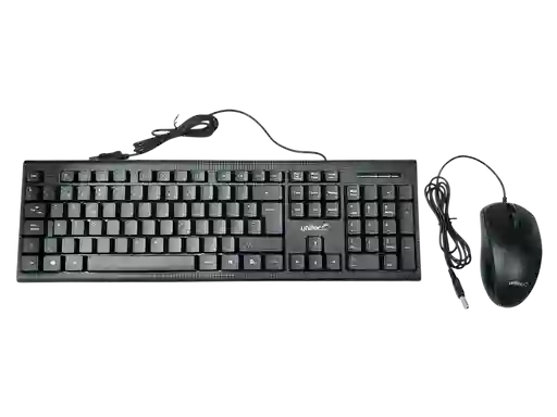 Kit Combo Teclado Y Mouse Alambrico Dpi 1000 Windows Y Mac