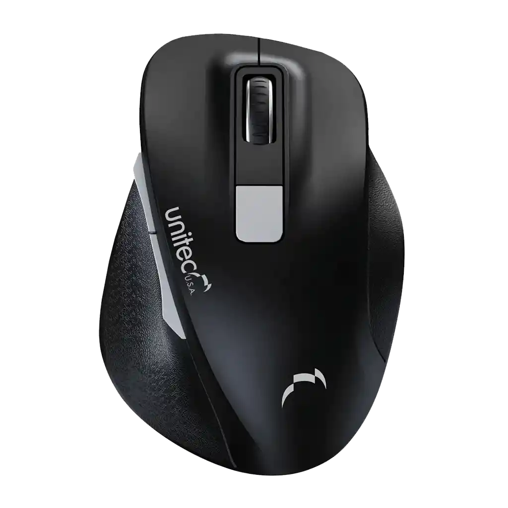 Mouse Inalambrico Ergonomico W102 1600 Dpi Ajustable Unitec