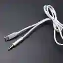 Cable Auxiliar Audio Tipo C A Jack 3.5mm 1 Metro Universal