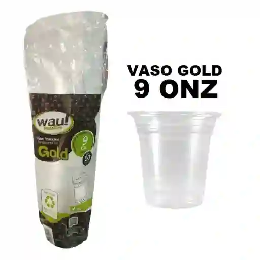 Gold Maestro Vaso Pet Cristal 9 Oz
