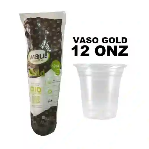 Gold Maestro Vaso Pet Cristal 12 Oz