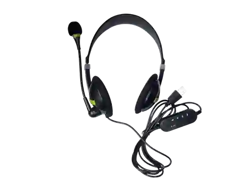 Diadema Call Center Multifunción Para Pc Usb Con Micrófono