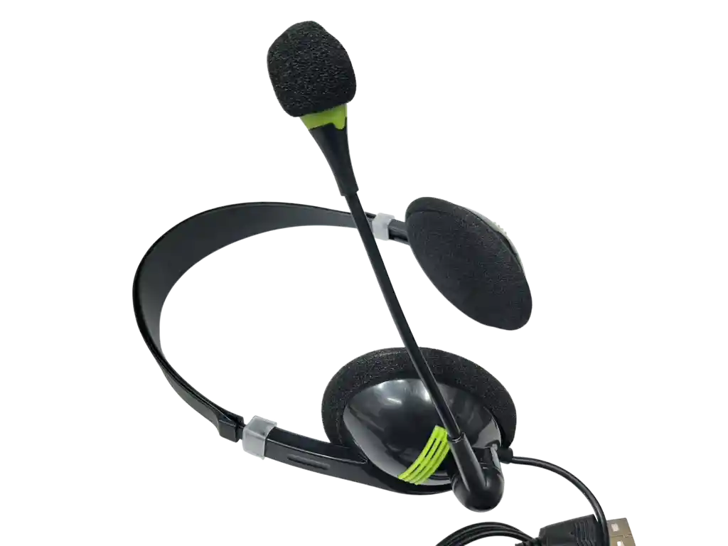 Diadema Call Center Multifunción Para Pc Usb Con Micrófono