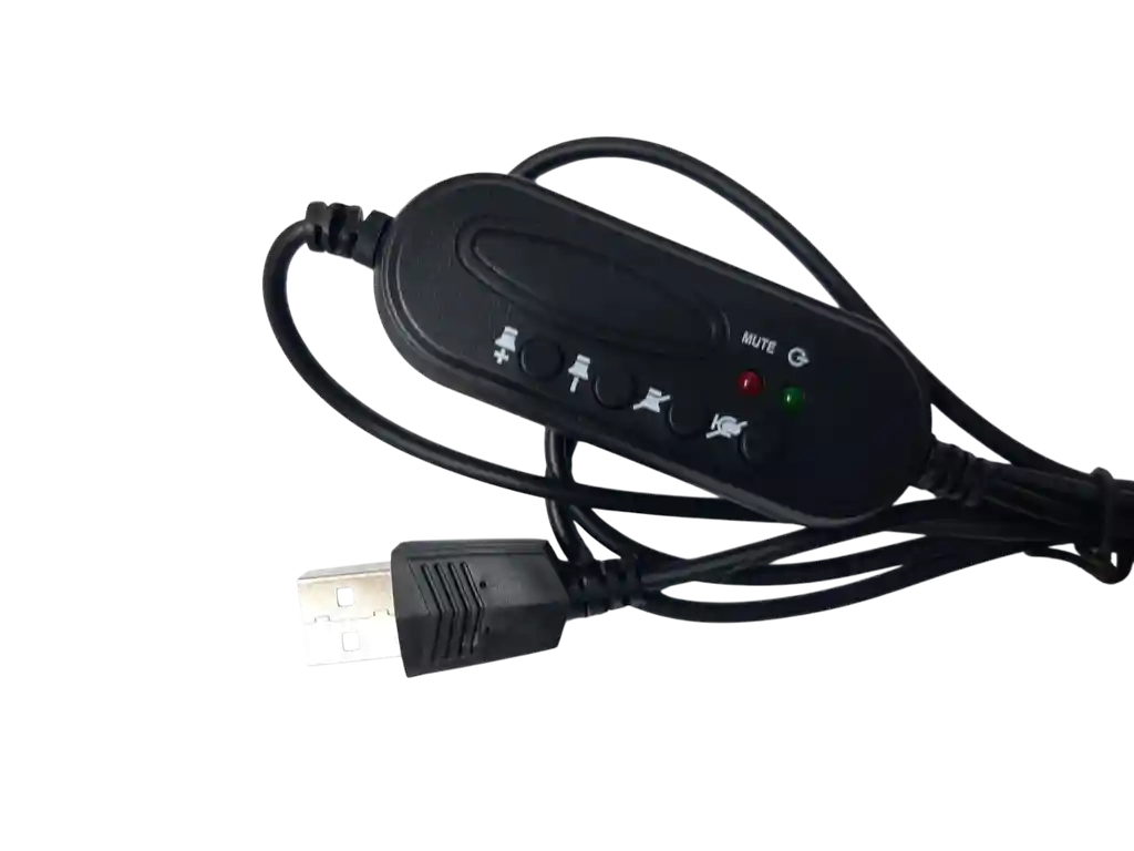 Diadema Call Center Multifunción Para Pc Usb Con Micrófono
