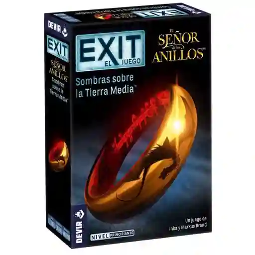 Juego De Mesa Exit Señor Del Los Anillos Devir Para Adultos