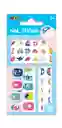 Juego Stickers De Uñas Infantil Animales Marinos Para Niños