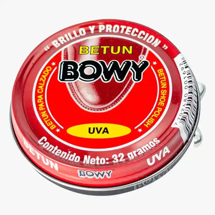 Betún Crema En Pasta Color Rojo Bowy 32g