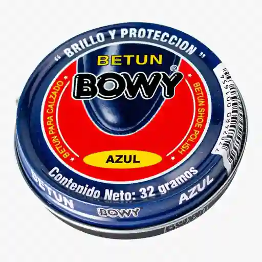 Betún Crema En Pasta Color Azul Bowy 32g
