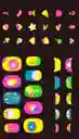 Juego Stickers De Uñas Infantiles Galletas Para Niños