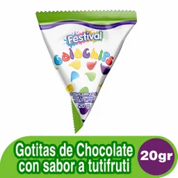 Golochips Gotitas de Chocolate con Sabor a Tutifruti