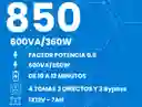 Ups Gp850 Con 600va De Potencia, Batería Integrada Y Protección Total Para Tus Equipos En Casa U Oficina. Silenciosa, Compacta Y Confiable
