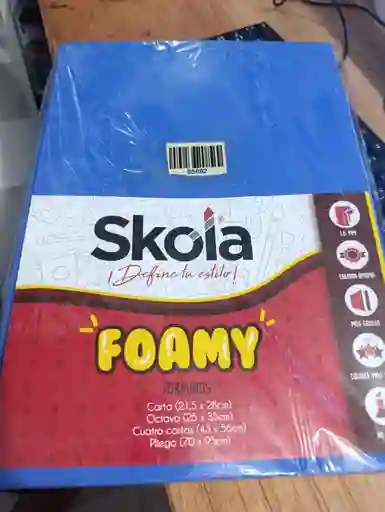 Fomy Lamina Azul X1