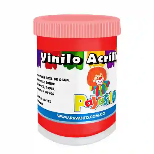 Pintura Acrílica Payasito X80g Color Rojo