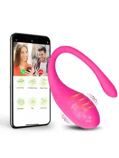 Huevo Vibrador Recargable Con Control Por Aplicación – Silicona Suave Y Resistente Al Agua 10 Modos De Vibración Estimulador Del Punto G Y Próstata