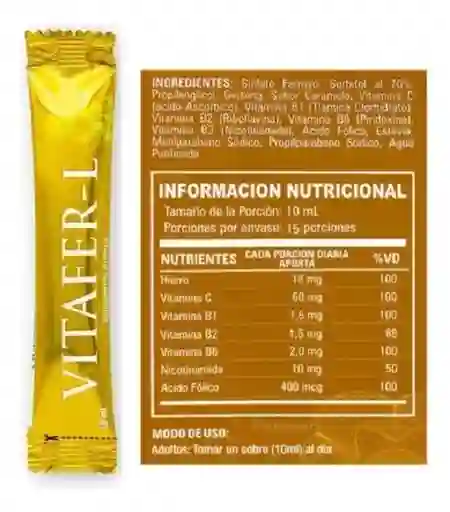 Vitafer X 1 Sachet Potenciador Masculino Energizante
