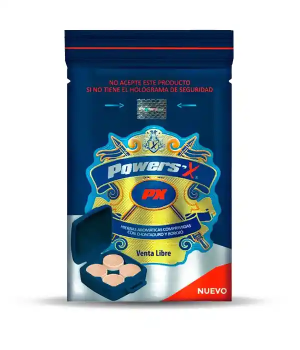 Power X Potenciador Sexual Masculino X12 Past