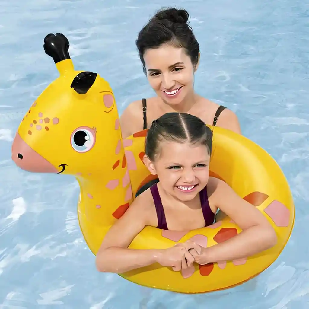 Inflable Asiento Jirafa Bestway 36464 Flotador Bebe