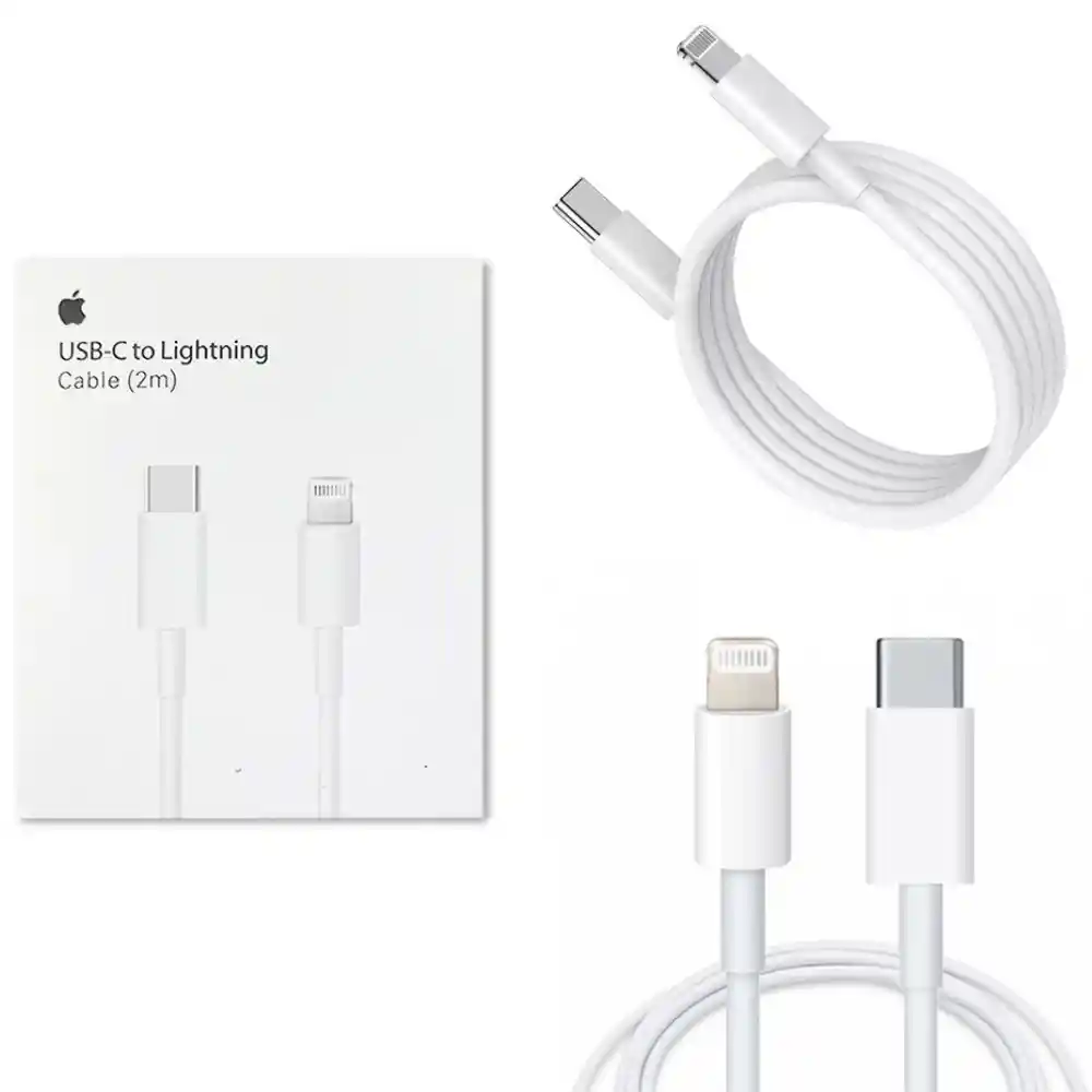 Cable Cargador Iphone 2 Metros Carga Rapida