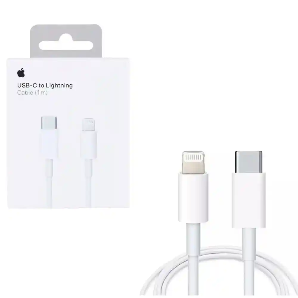 Cable De Cargador Iphone Carga Rapida Tipo C A Lightning
