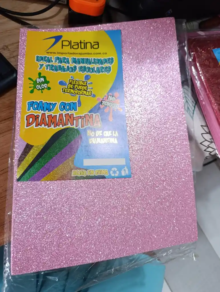 Fomy Rosado Escarchado X1