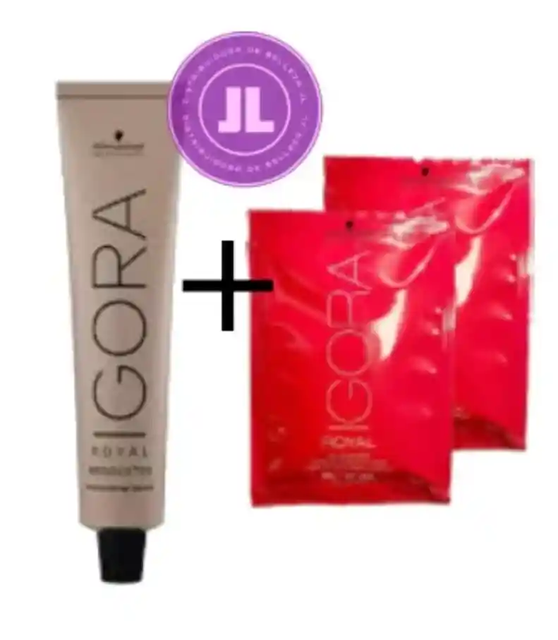 Tinte Igora Royal 8-60 (860) Rubio Claro Marrón Natural 8 60