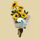 Bouquet Mini Girasoles Y Flores