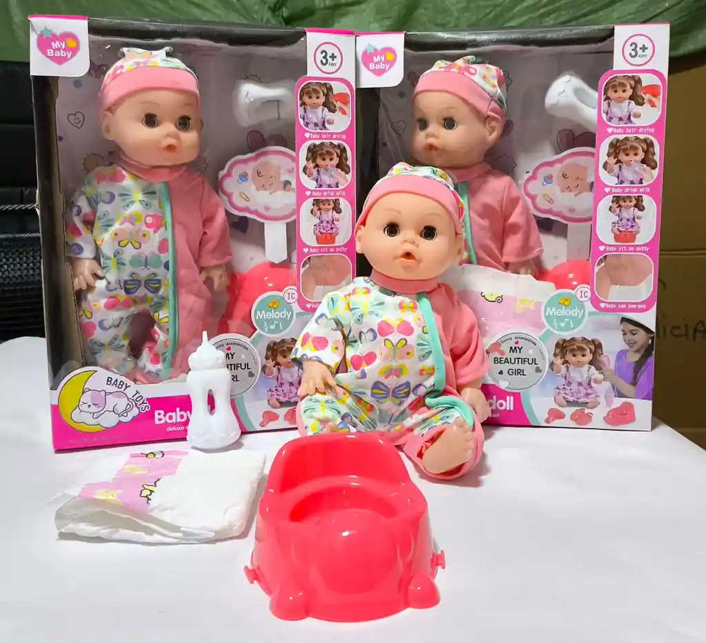 Bebe Con Sonidos Toma Biberon