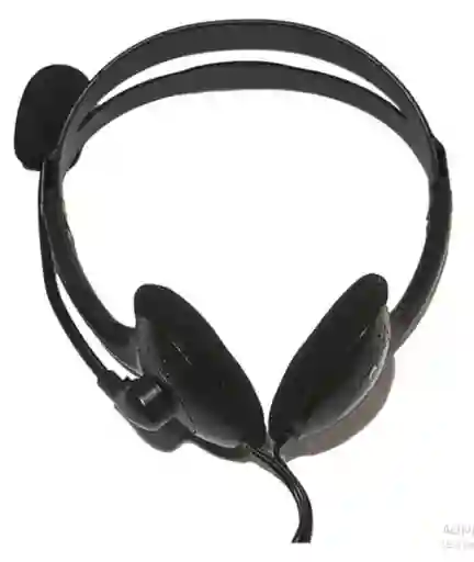 Diadema Con Micrófono Estéreo Omega, Ideal Para Estudio, Trabajo Remoto Y Conferencias. Ajustable, Liviana, Con Control De Volumen Y Doble Plug 3.5mm