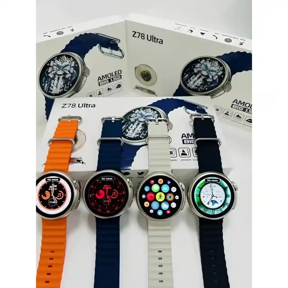 Reloj Inteligente Smartwatch Z78 Ultra Nfc Azul