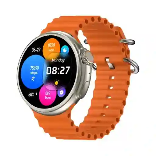 Reloj Inteligente Smartwatch Z78 Ultra Nfc Naranja