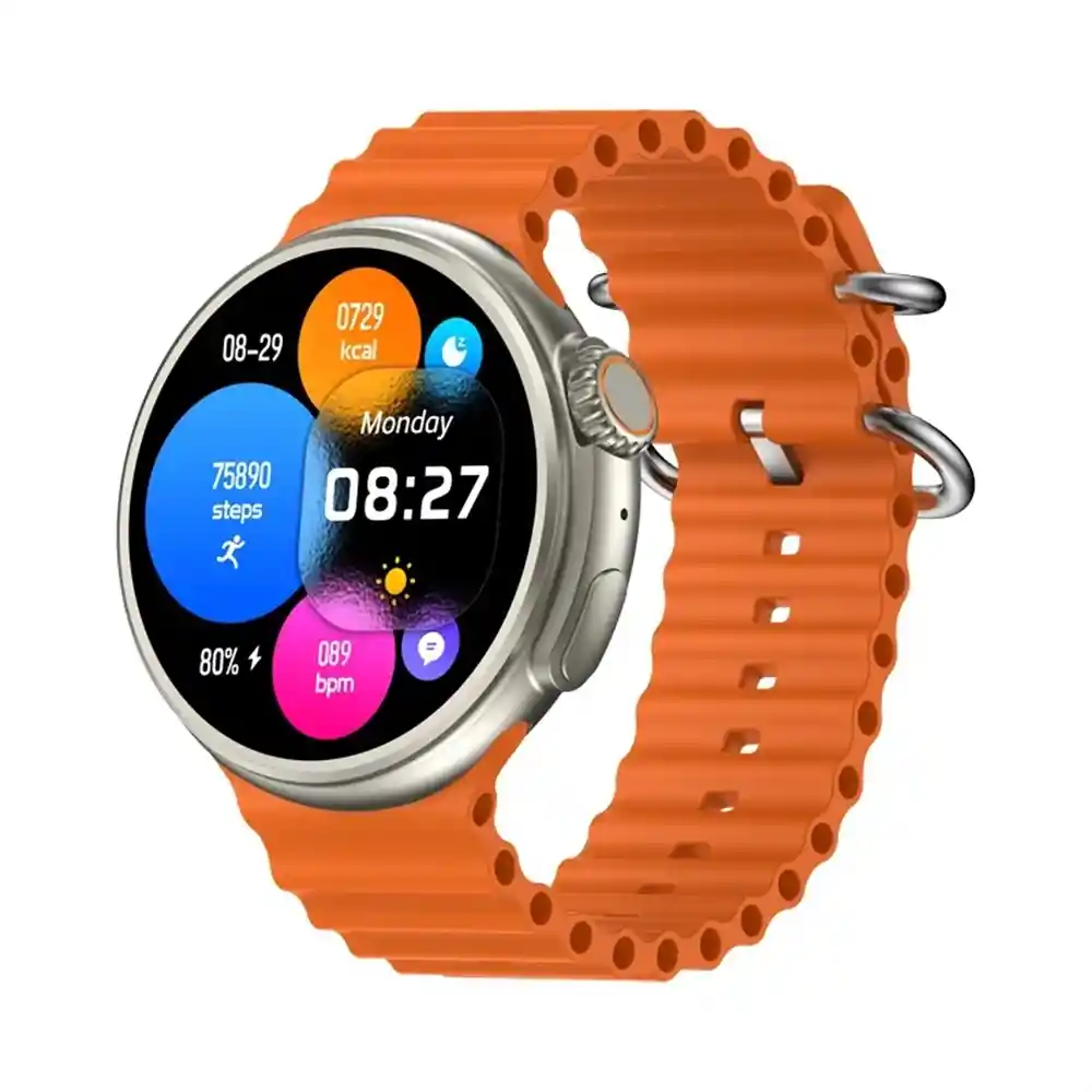 Reloj Inteligente Smartwatch Z78 Ultra Nfc Naranja
