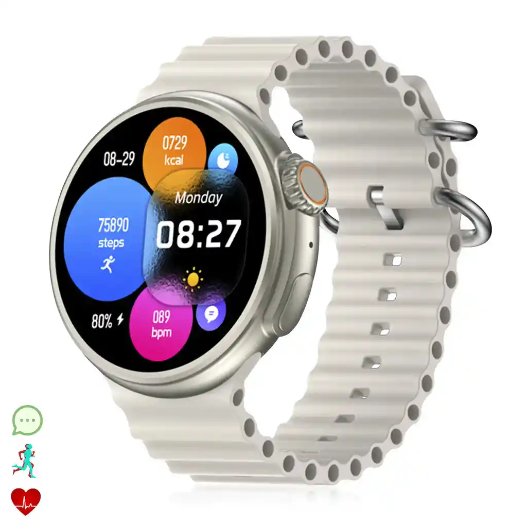 Reloj Inteligente Smartwatch Z78 Ultra Nfc Beige